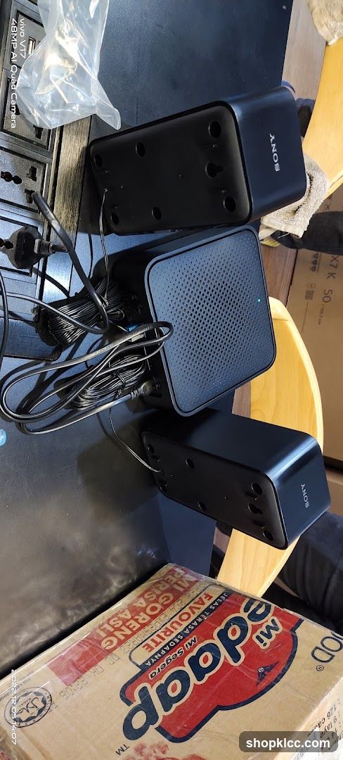 Sony Speakers and Instant Noodles