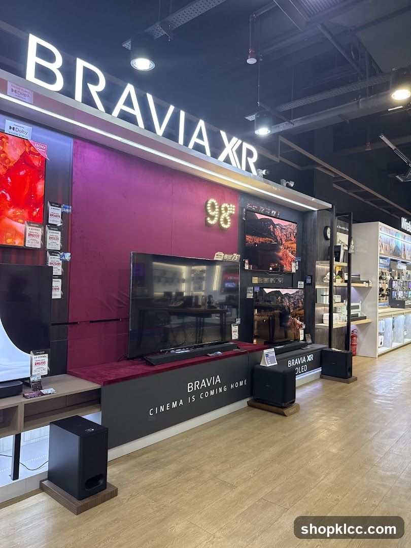 Sony Bravia XR TV Display