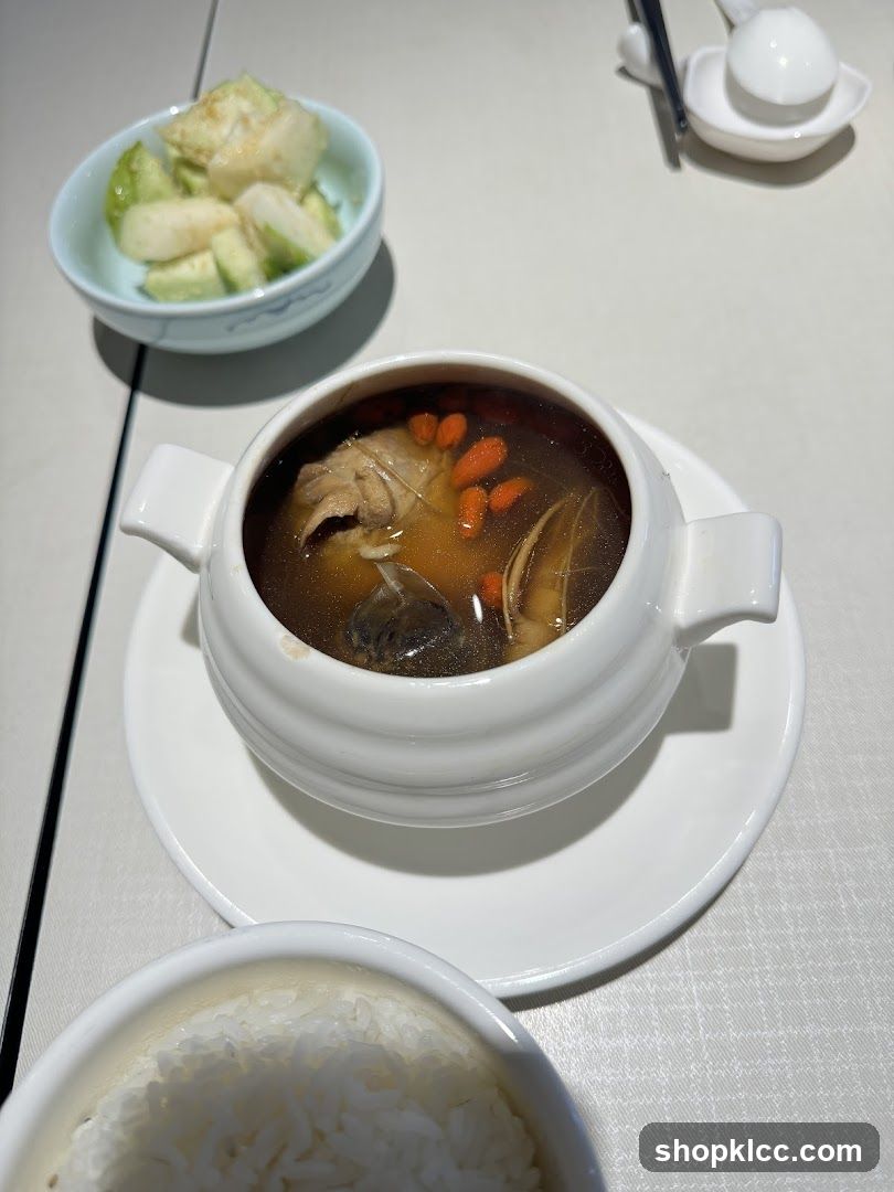 Chicken Soup with Goji Berries and Rice
