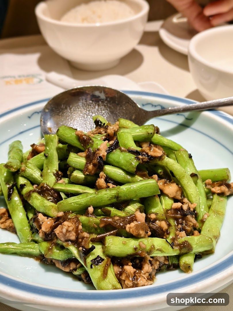 Stir-fried Green Beans with Minced Pork
