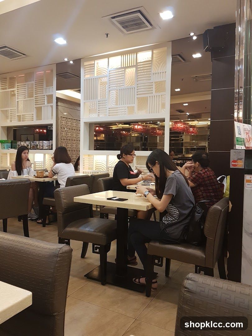 Restaurant Interior with Diners