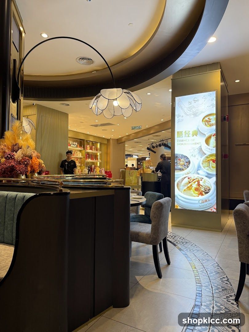 Restaurant Interior with Digital Menu