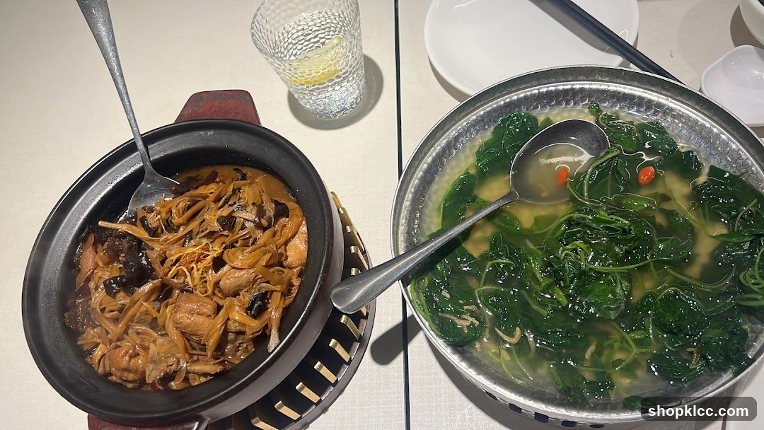 Two Dishes of Food