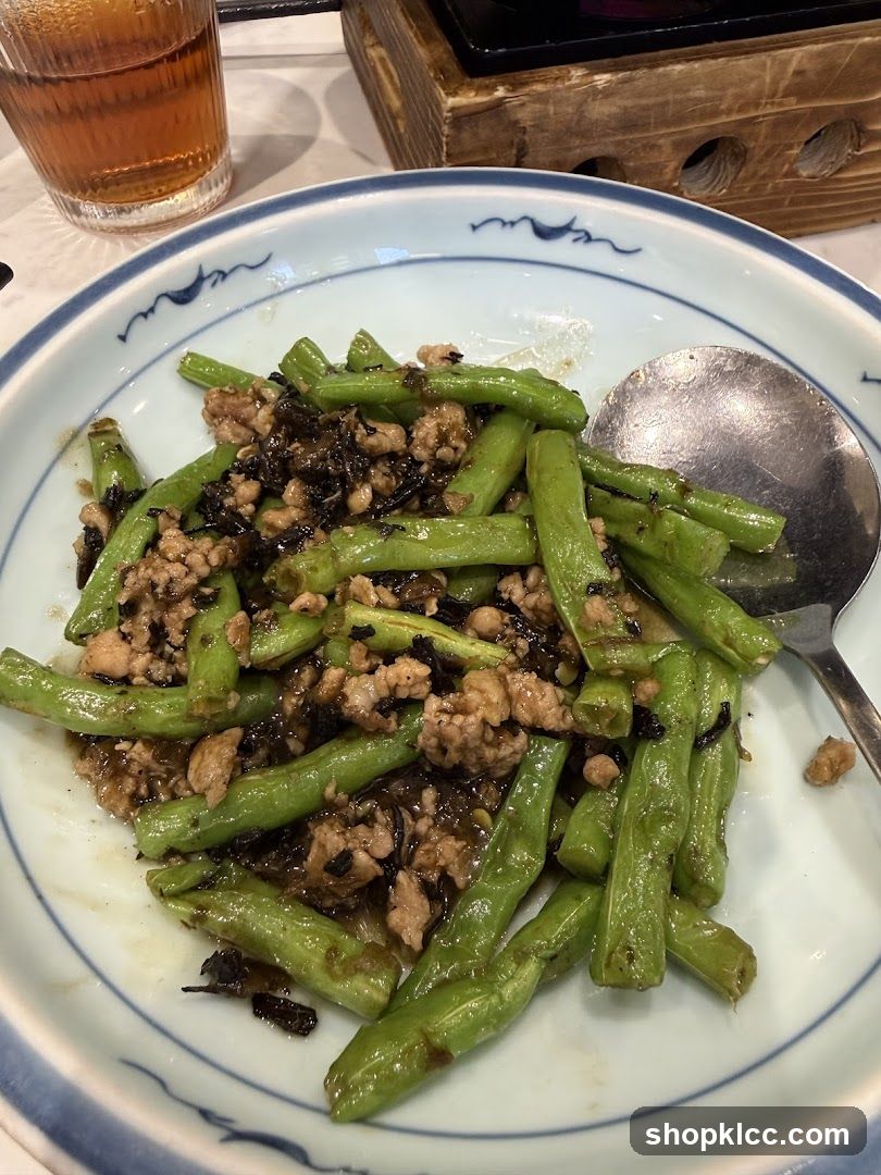 Stir-fried Green Beans with Minced Pork