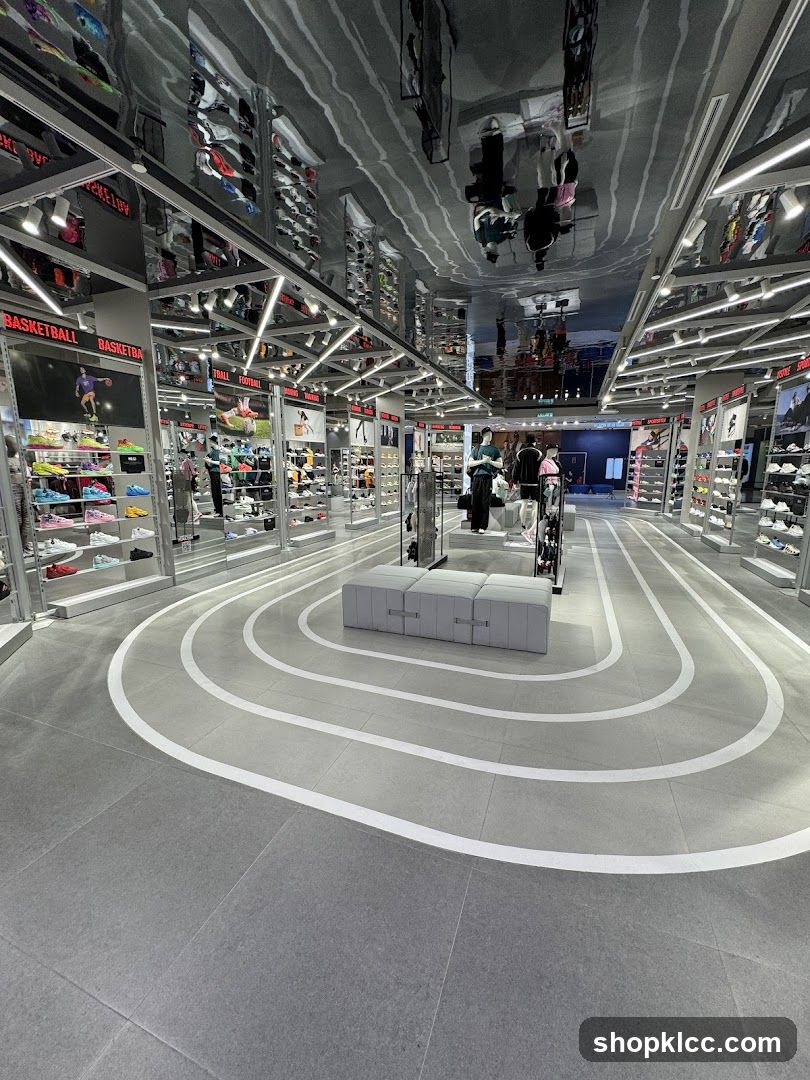 Modern Sports Shoe Store Interior