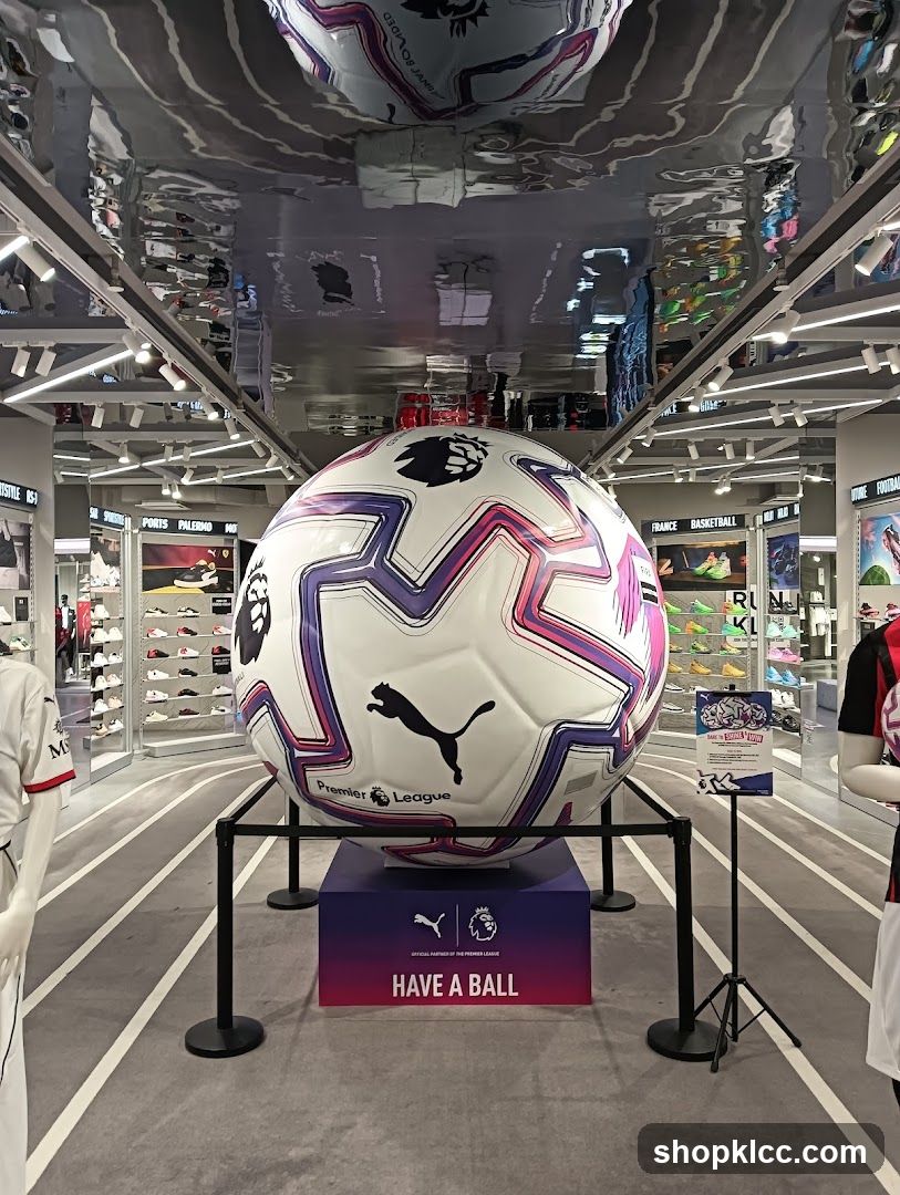 Giant Soccer Ball Display