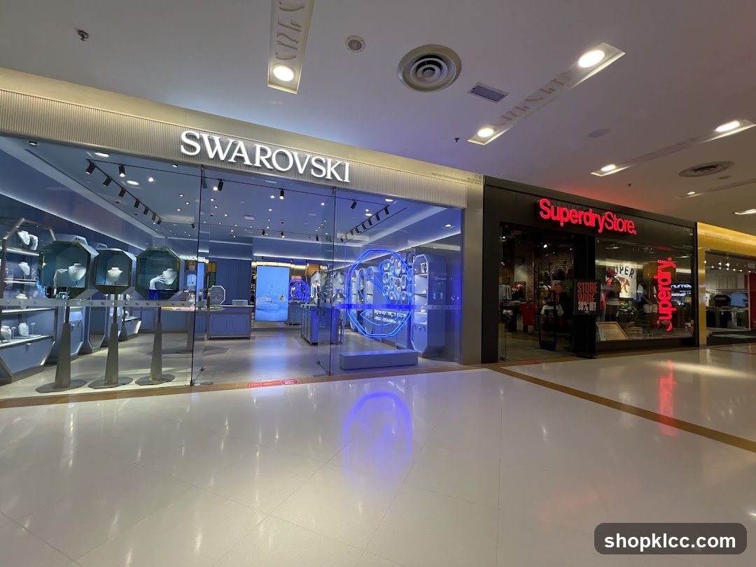 Swarovski and Superdry Storefronts
