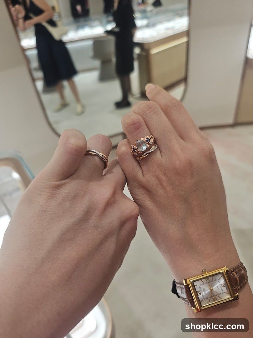 Hands with Rings and Watch