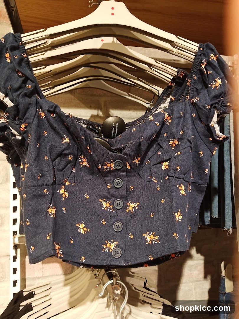 Floral Print Button-Up Top