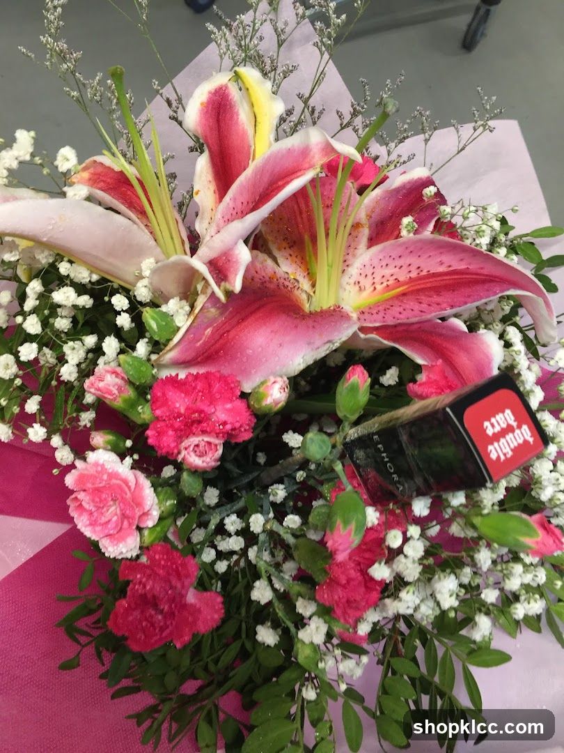 Bouquet with Sephora Product