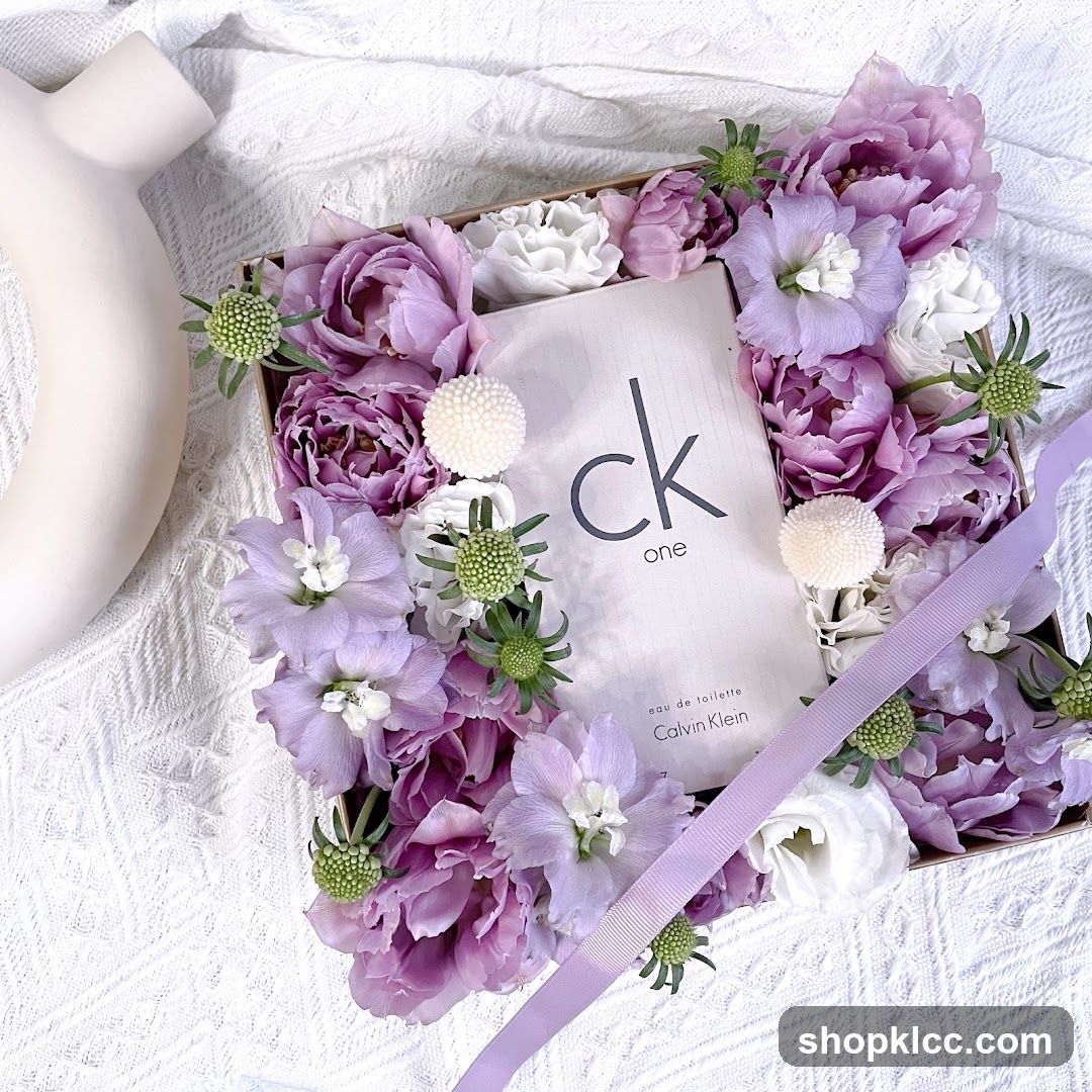 Calvin Klein CK One Fragrance Box with Flowers