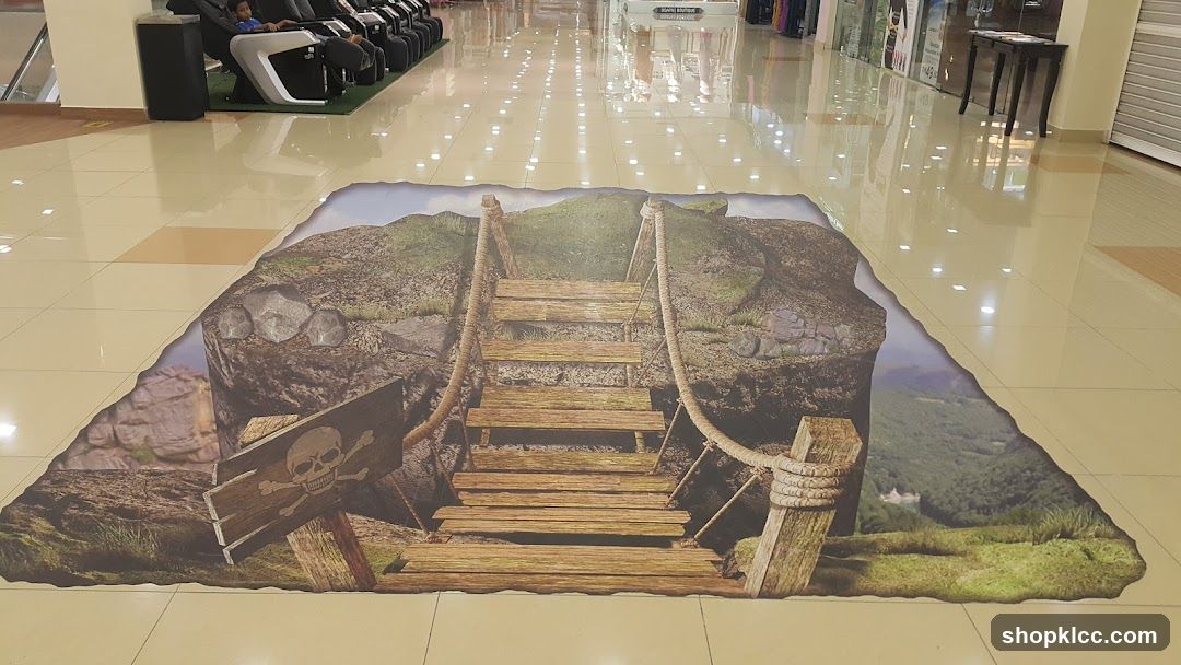 3D Floor Art in Mall