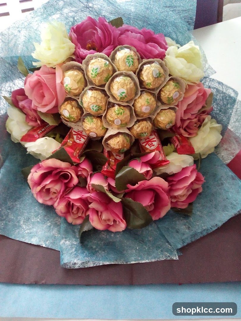 Chocolate and Flower Bouquet