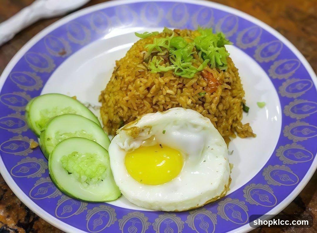 Fried Rice with Egg and Cucumber