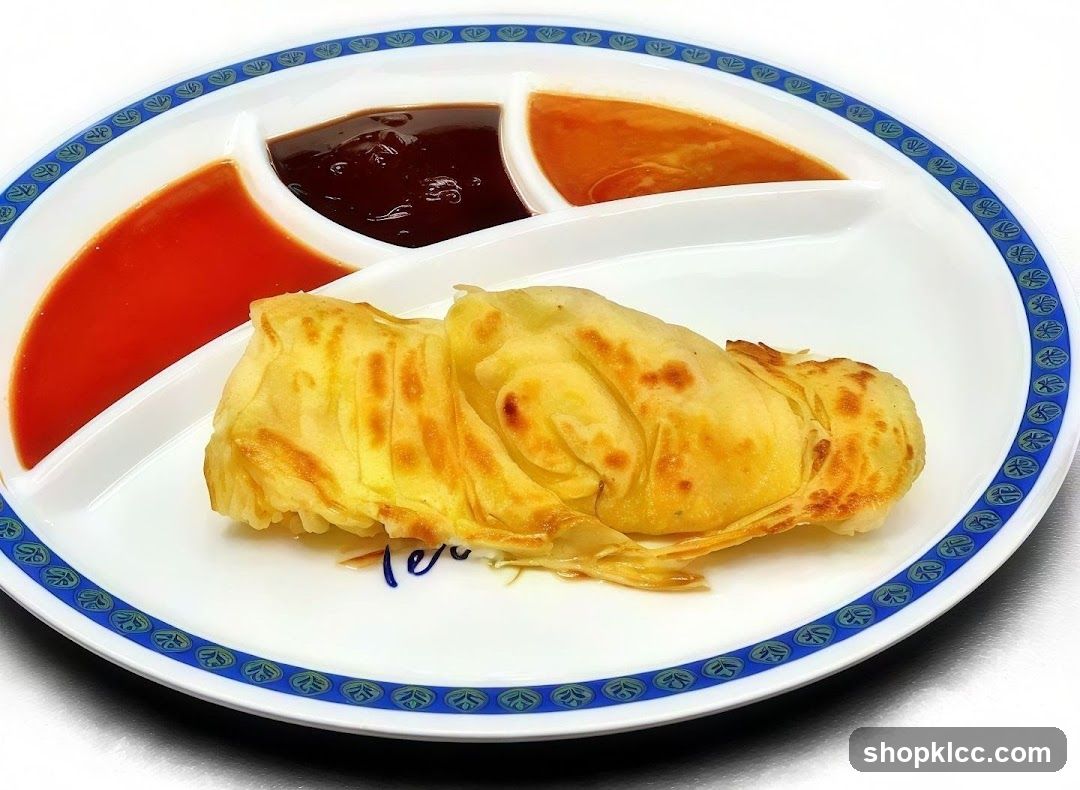 Roti Canai with Sauces