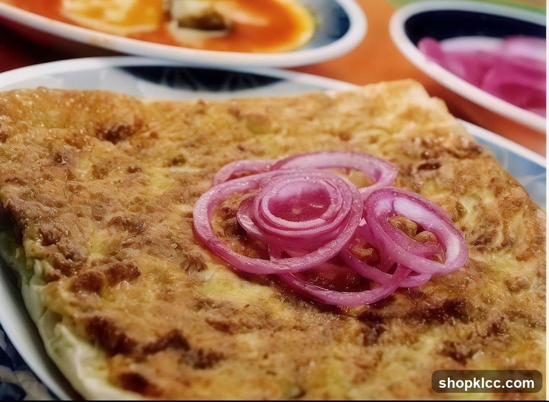 Omelette with Red Onions