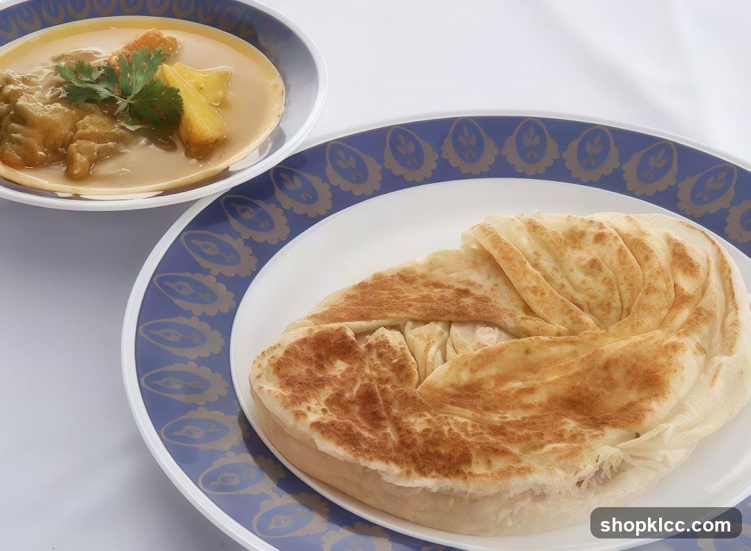 Roti Canai with Curry