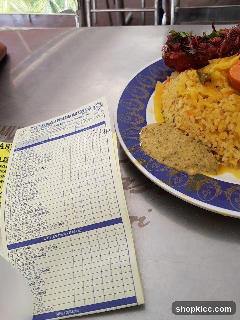 Food and Receipt