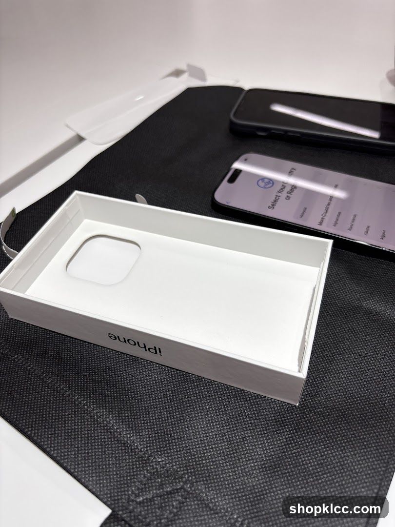 iPhone Box and Phones