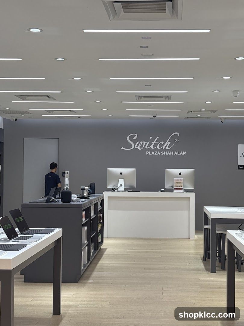 Electronics Store Interior