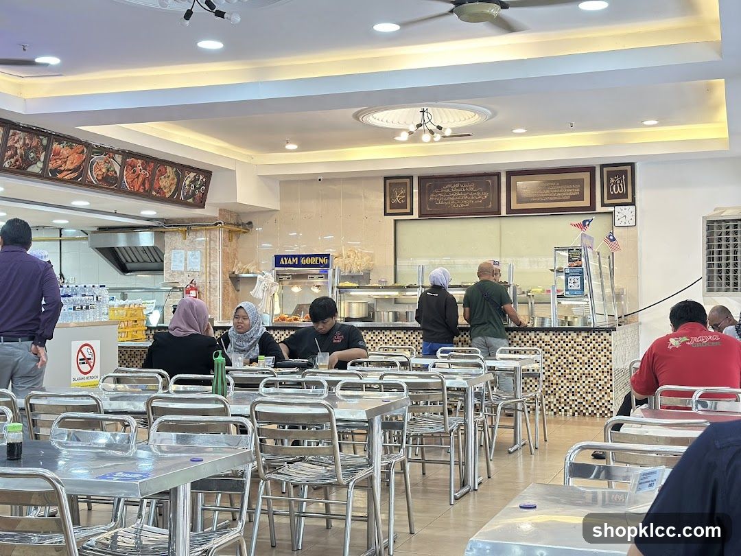 Restaurant Interior with Diners
