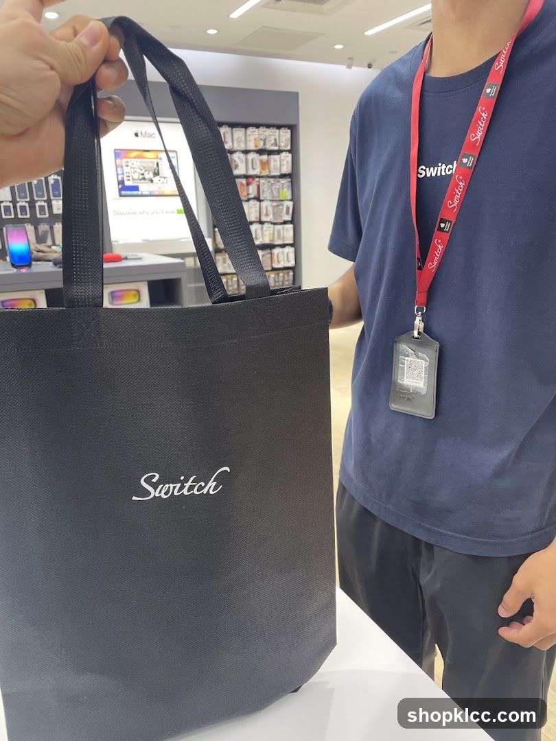 Branded Tote Bag and Employee Lanyard