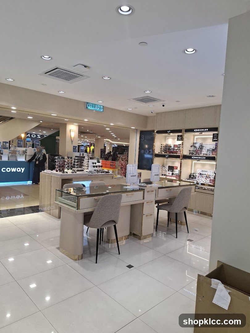 Eyewear store interior