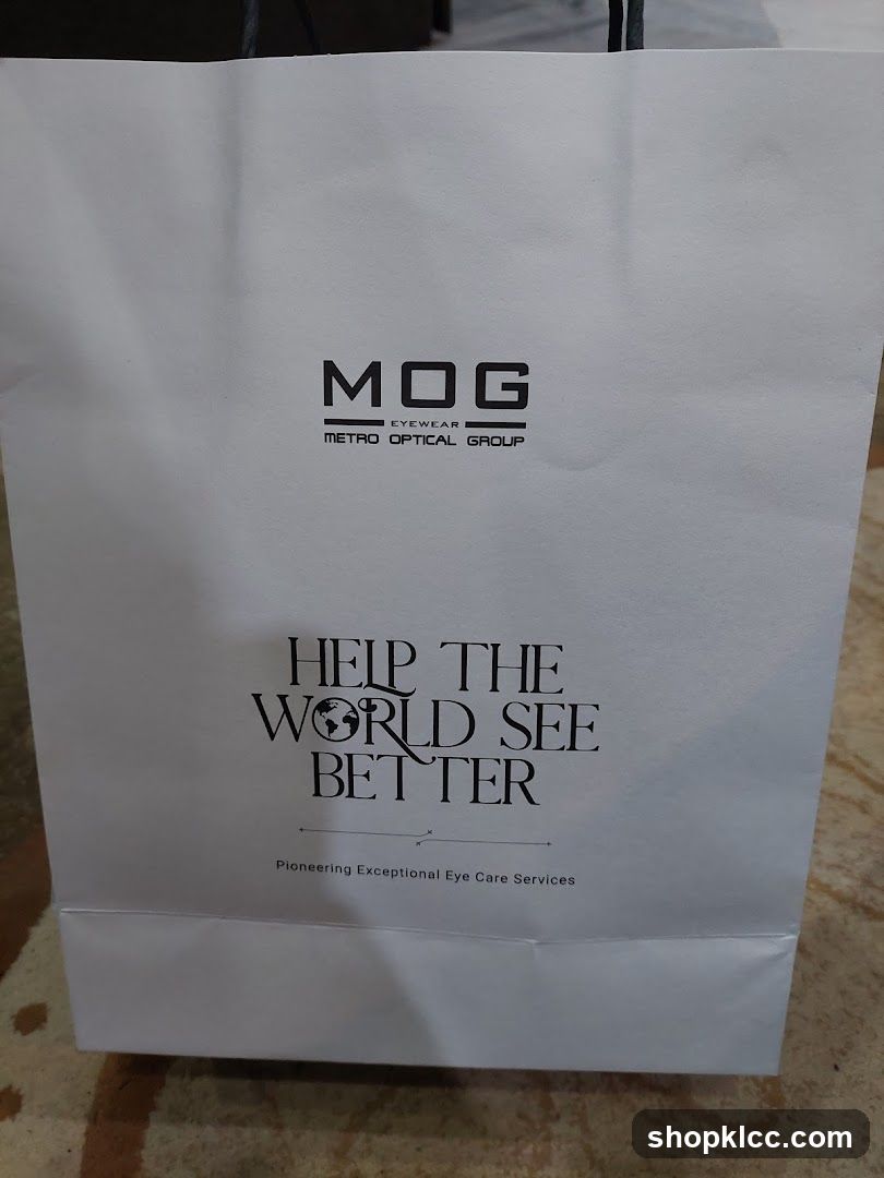 Shopping Bag with Logo and Slogan