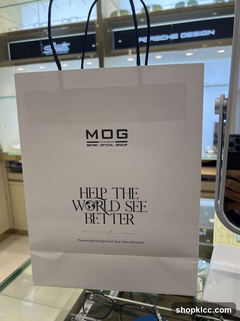 MOG Eyewear Shopping Bag