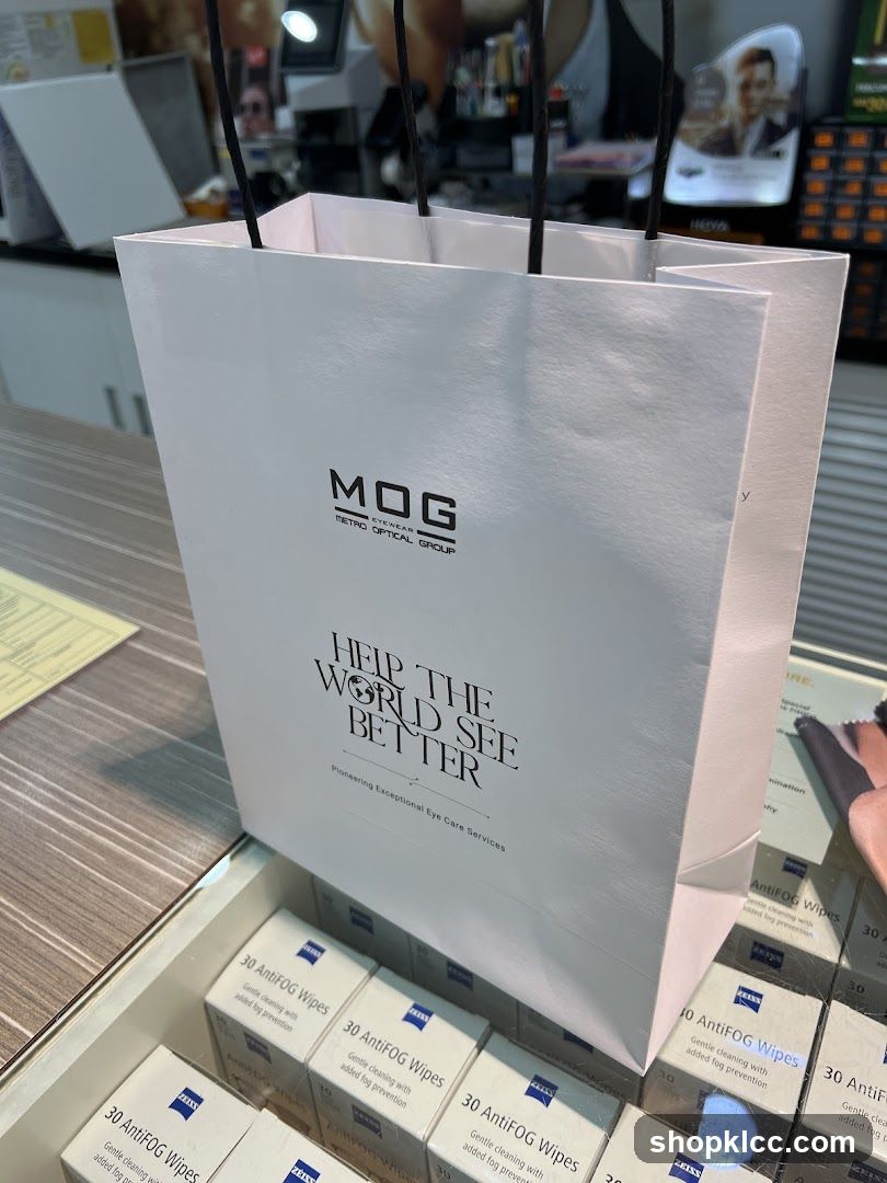 MOG Eyewear Shopping Bag