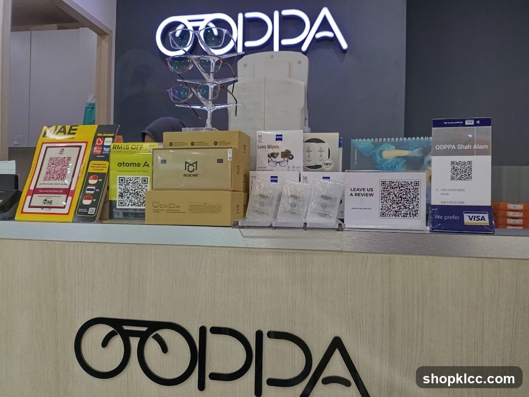 Eyewear Store Counter