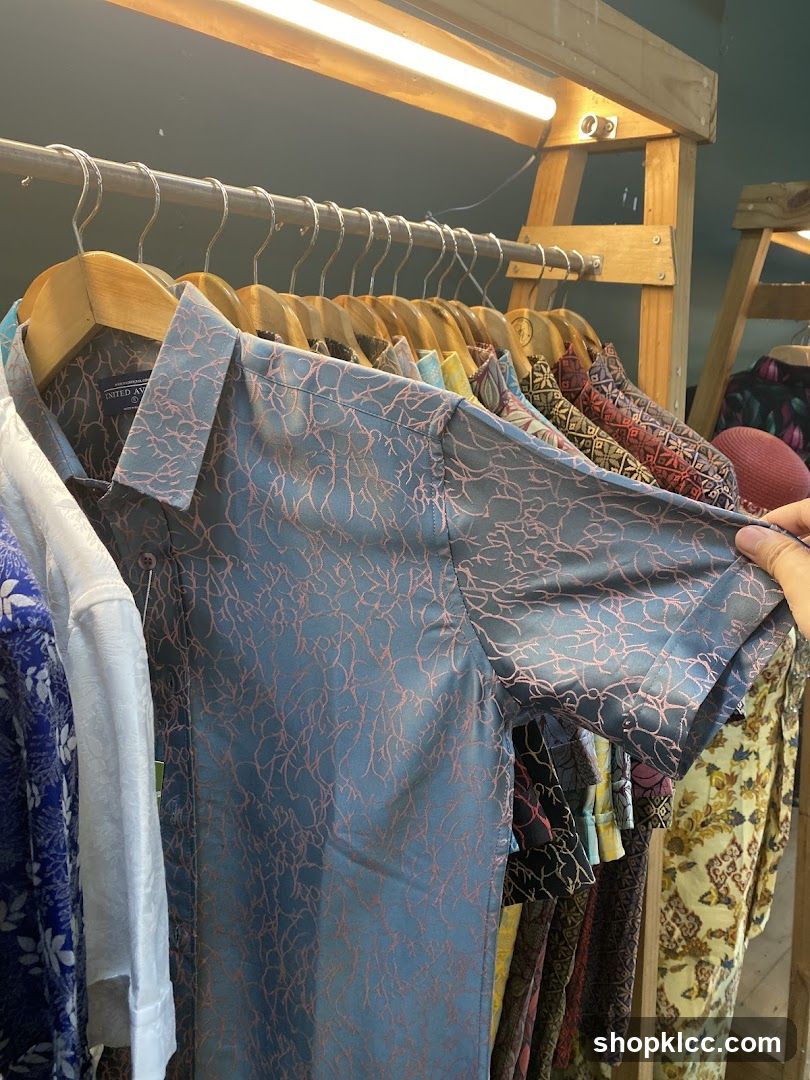 Clothing Rack with Shirts