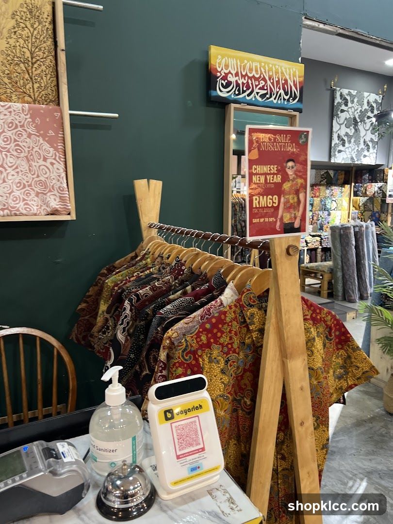Batik Sale Display