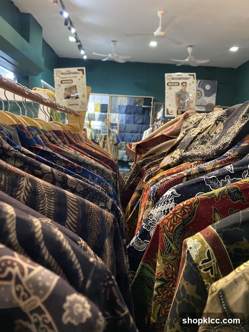 Batik Clothing Display