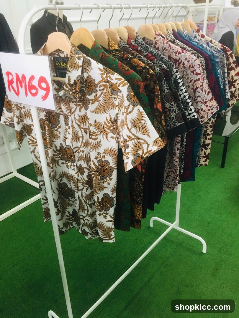 Batik Shirts Display
