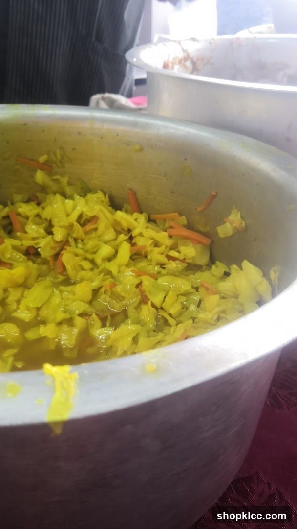 Cooked Cabbage and Carrots