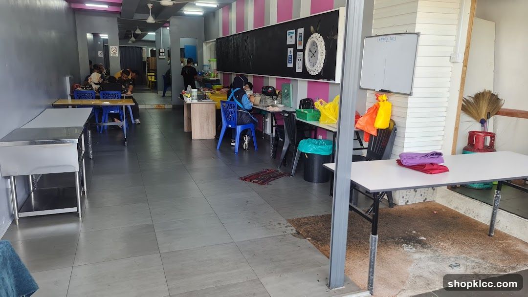 Interior of a casual dining establishment