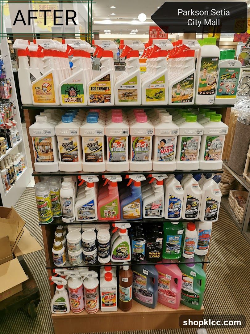 Cleaning Products Display