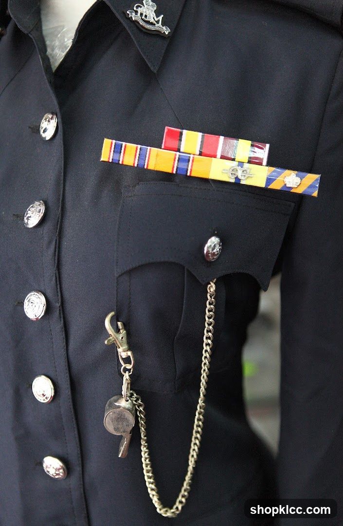 Uniform with Ribbons and Whistle