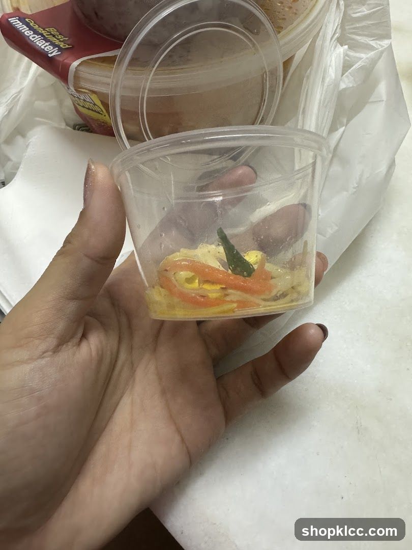 Small Container of Food
