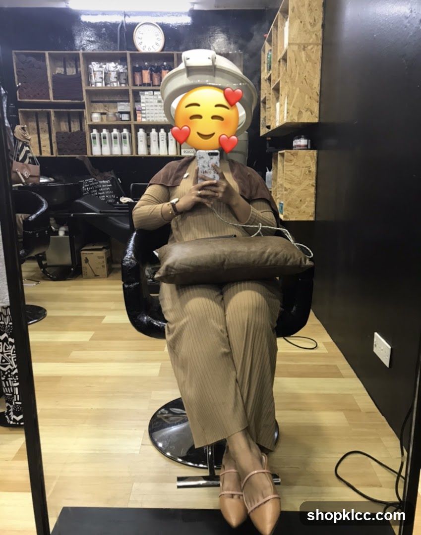 Woman in Hair Salon