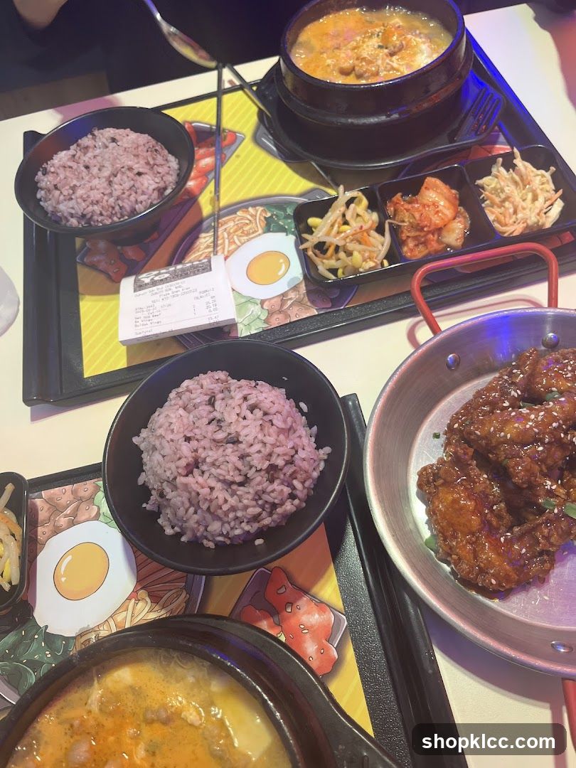 Korean Food Spread