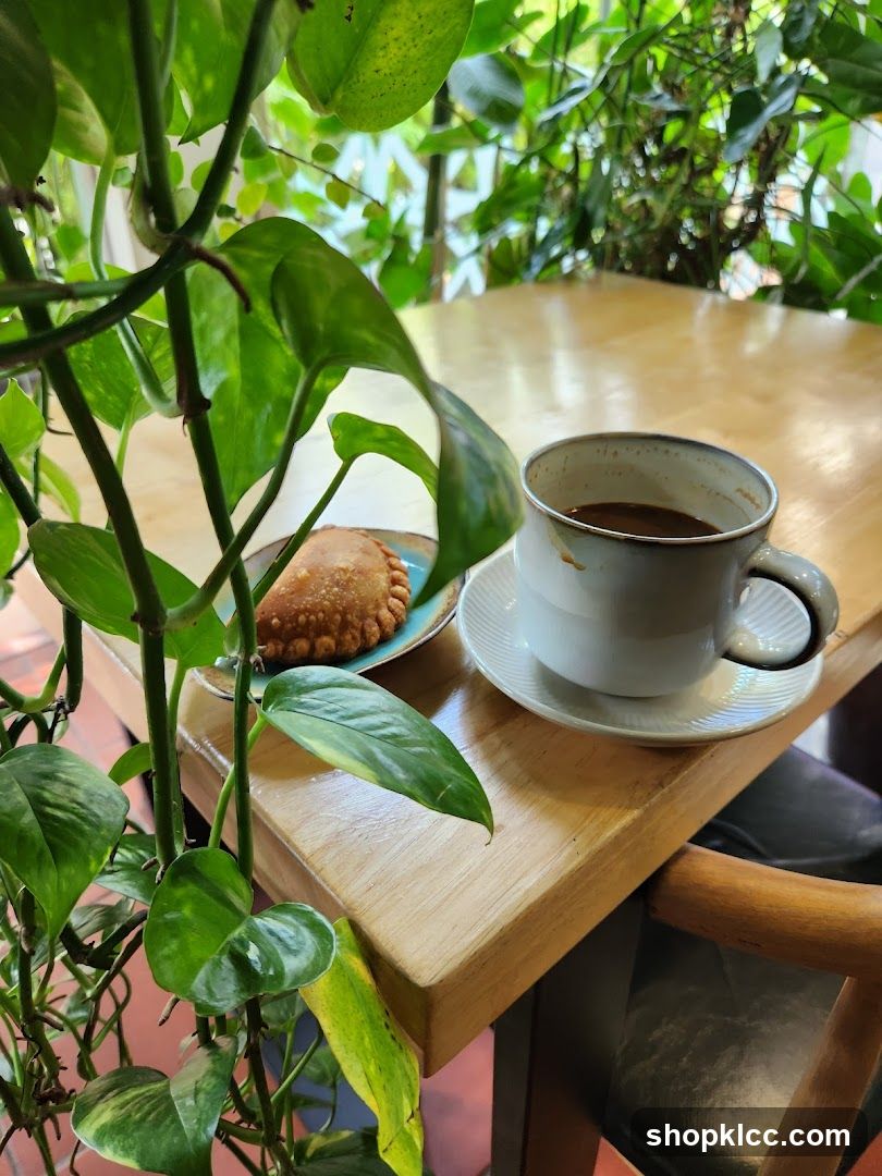 Coffee and Pastry on a Table