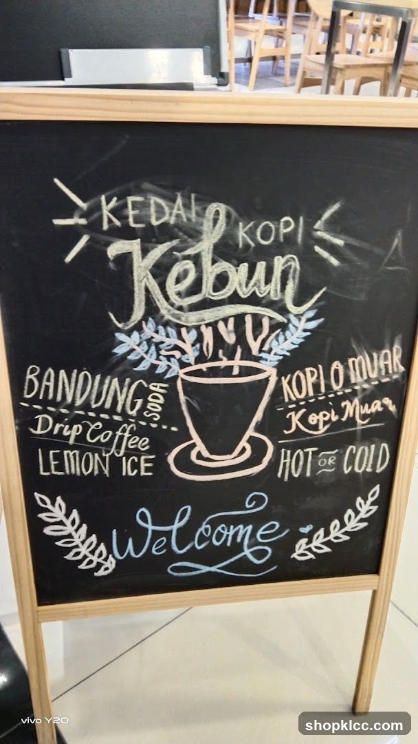 Kedai Kopi Kebun Menu