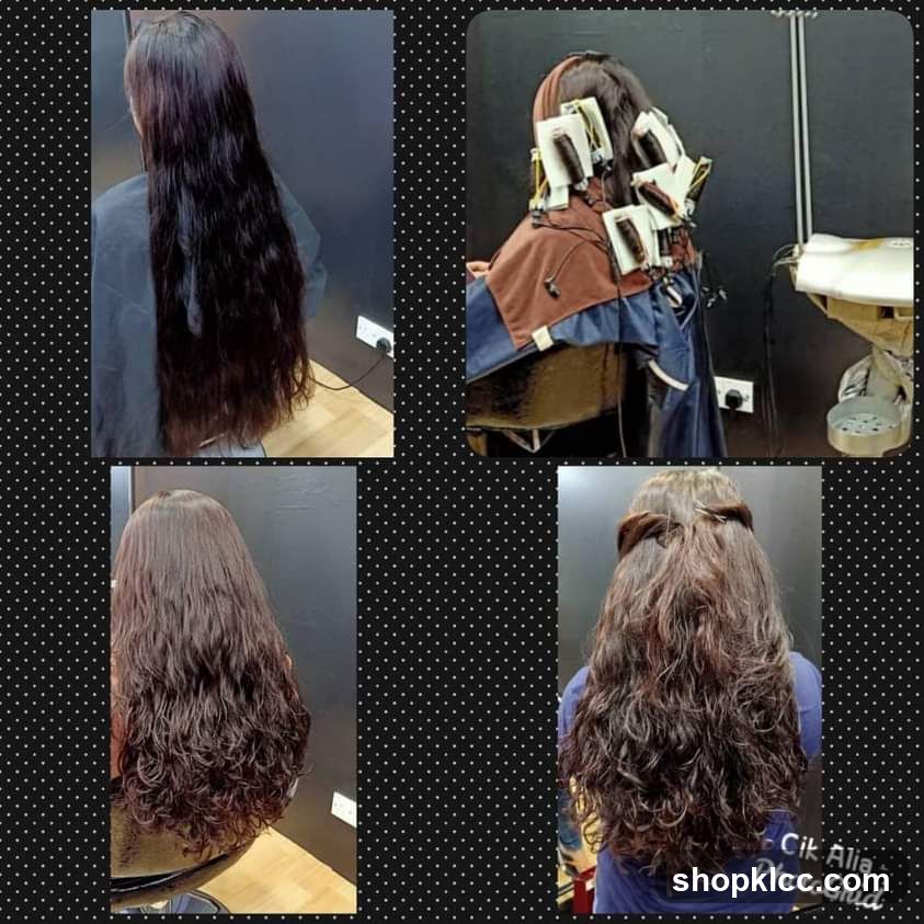 Hair Perm Before and After