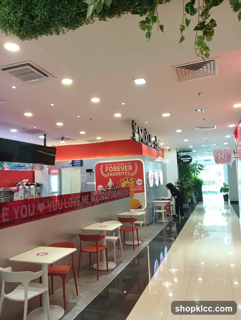 Ice Cream and Tea Shop Interior