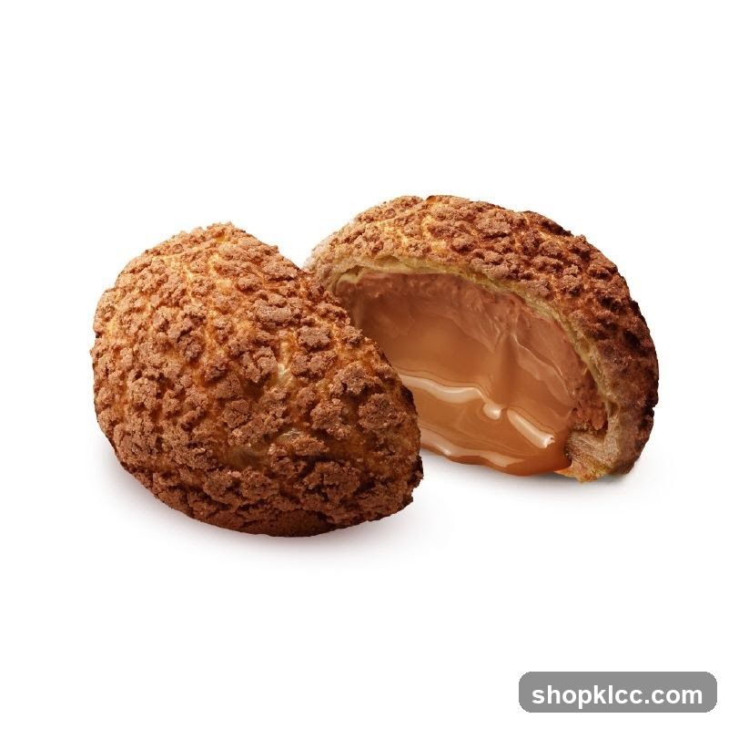 Caramel Cream Puff