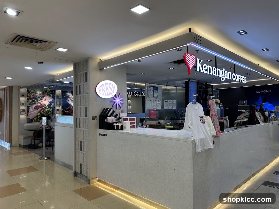 Kenangan Coffee Shop Counter