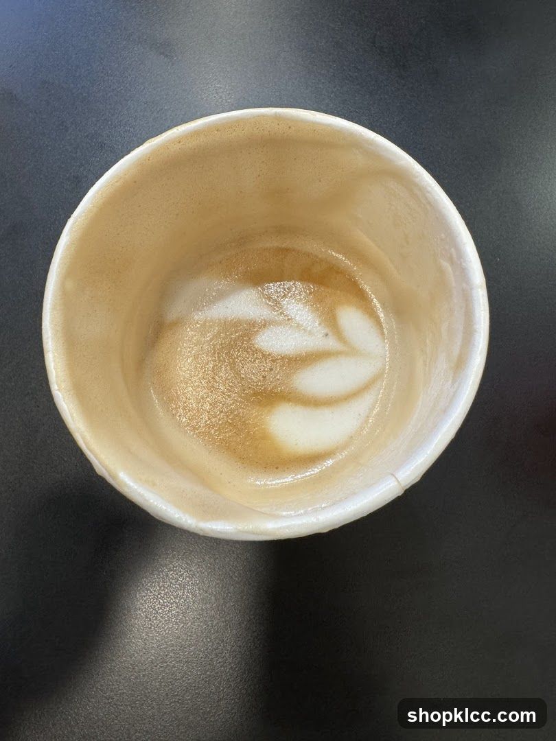Latte Art in a Cup
