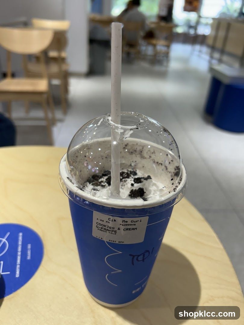 Cookies and Cream Frappe
